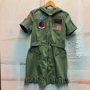 Top Gun Maverick Goose Leg Avenue Flight Pilot Dress Halloween Costume L